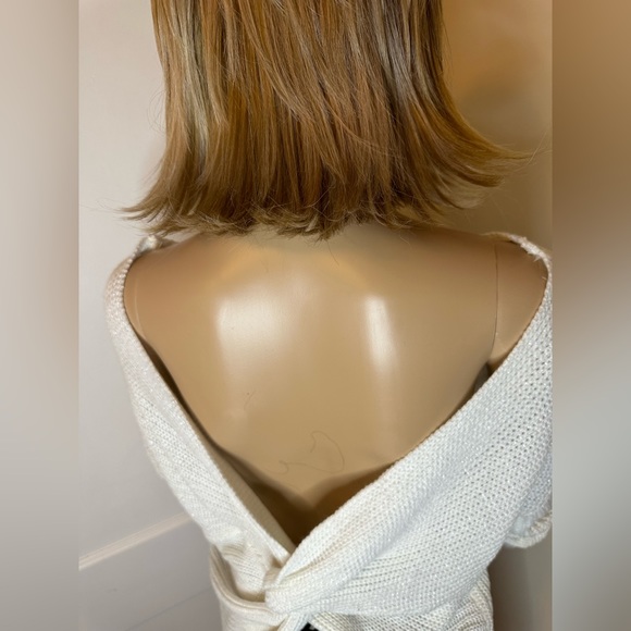 New - Full Circle Trends with love thick knit sweater V-neck  - SIZE XL - Picture 5 of 11